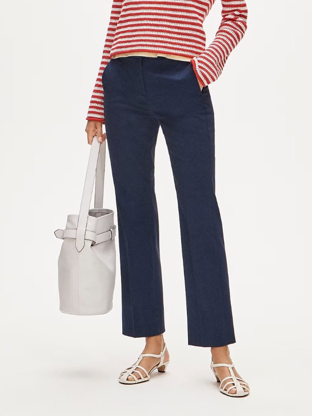 J. Crew Kaya Pant in Sateen Deep Marina